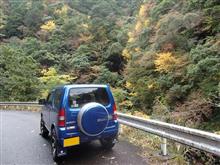 林道の途中で