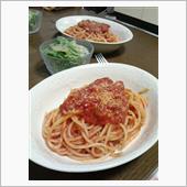 昼飯にパスタ作ってみた♪
