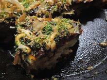 今夜は＾＾）ｖ　ニトスキ８inchで焼く　定番お好み焼き♪
