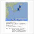 福島県沖を震源とするM7.4の地震と津波