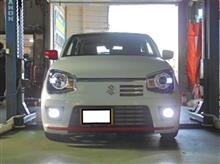おすすめLEDフォグ、SPEC85をアルトターボRSに装着