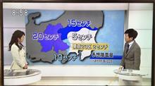 今の所雪の予報