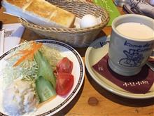 モーニングなう。