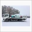 富士スピードウェイ　雪