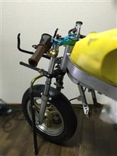 NSR50 フロント周りを組みました。