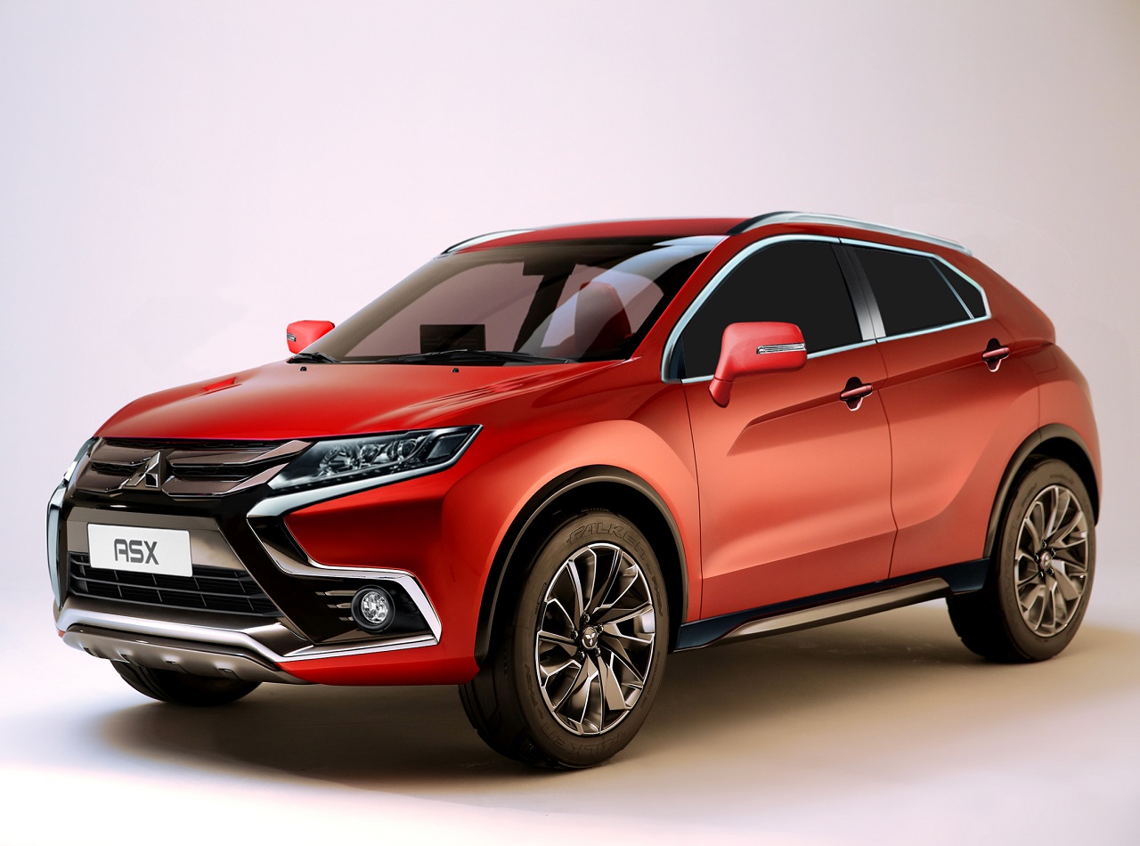 702-035 三菱 1/18 MITSUBISHI ASX オレンジ