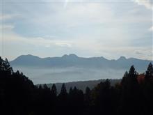 雲海に浮かぶ伊香保温泉＆榛名山　&#39;16.11.20