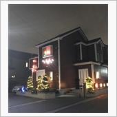 庭のイルミネーション。点灯。