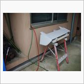 屋根下で
