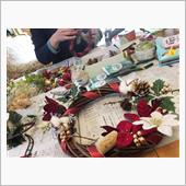 【DIY】クリスマスリース③
