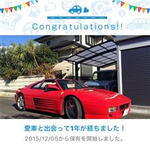 愛車と出会って1年！