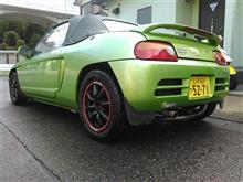 日曜日に洗車したょ♪
