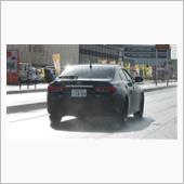 要注意は車。マークX