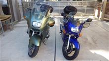 バイクの冬支度とパンク修理