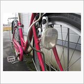自転車ライトをＬＥＤに