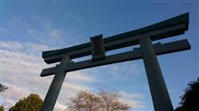 近所の神社も年越し準備