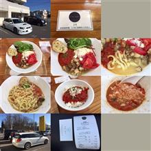 アメノオト トマトまぜソバ＋〆のトマトリゾット。