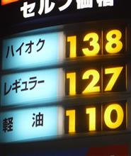 ガソリン価格は・・・？