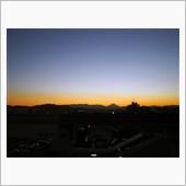 夕闇と影