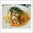 今日のランチは和風たらこパスタ( *&#180;艸｀)