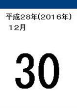 12月30日