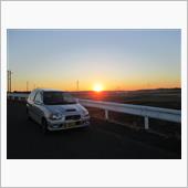 2017年最初の夕陽