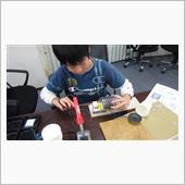 クリスマスの日の電子工作教室