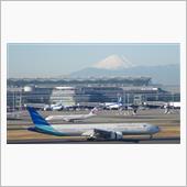 羽田空港からの富士山...