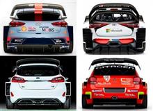開幕まで2週間切りました。WRC。 動画を観ていると各マシンのコーナーリングスピードが違いますね。