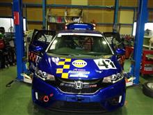 FIT3耐久車両入庫 