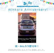 祝・みんカラ歴12年！