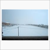 まるで雪国のような・・・