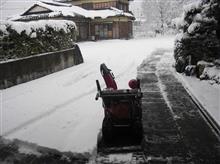 2017年の、除雪機･初出動