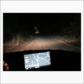 雪道夜走りw