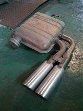 男の直管マフラー製作中～！
