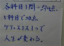 ケアレスミス1つで人生が変わる ケアレスミス1つで人生が変わる
