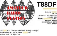 T88DF局のeQSL