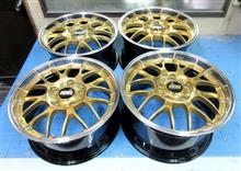 BBS-RS-GTスーパーポリッシュバレル２次元研磨パウダーキャンディーゴールド