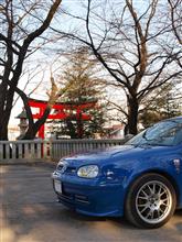 夜景で赤い鳥居とコラボ！ 