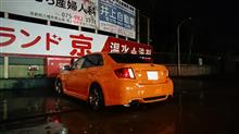 スキーの後は洗車です。