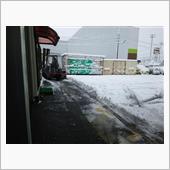 予想外の積雪