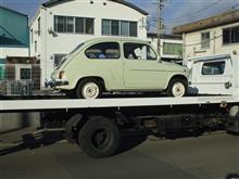 FIAT600 車検に出しました
