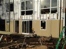 Hardie board panels installation