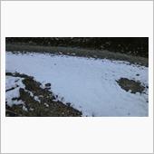 大阪のお山にもまだ雪が・・・