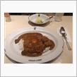 『インデアンカレー』＠淀屋橋のインデアンカレー 玉子入り🍛