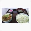 もつ煮定食