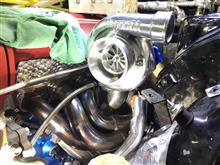 クルーズ BNR34 GTX3582R GENⅡ取付けチューですが・・・