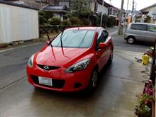 デミオ 洗車