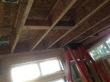 joists braces to hang a swing 