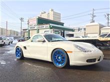 クルーズ ９８６ボクスター車高調整＆アライメント待機チュー！